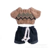 15cm pendant, cloth clothes, knitted sweater with jeans, replacement shoes, keychain, vinyl figurine Item Picture